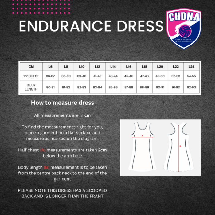 CHDNA Netball Dress - Image 2