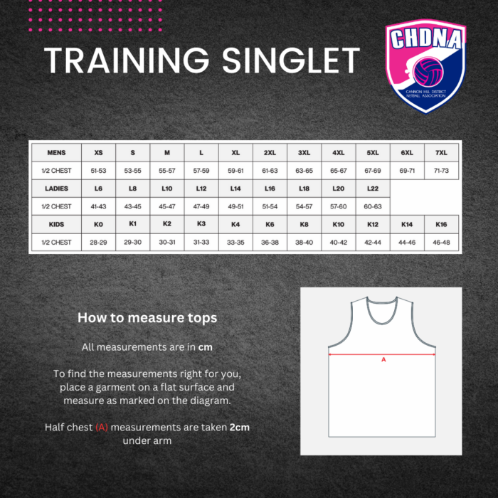 CHDNA Training Singlet - Image 2